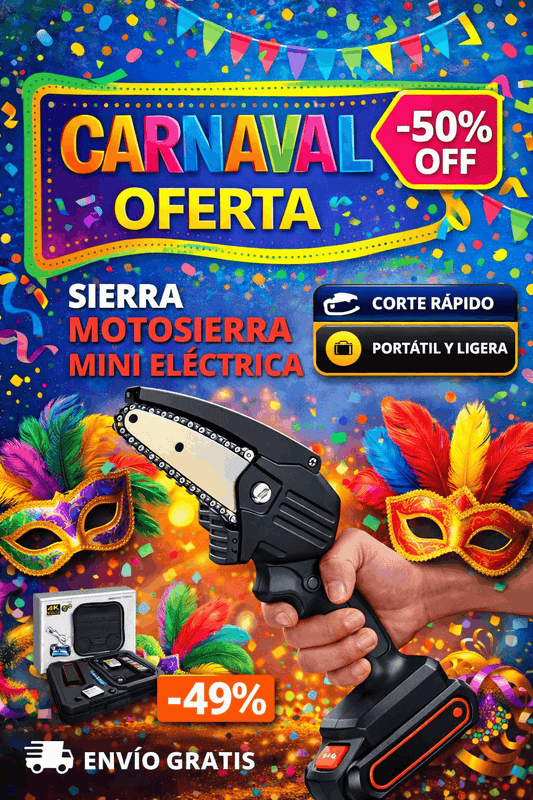 Mini Motosierra De Mano Portatil Recarga Original + Envío Grátis + Regalos